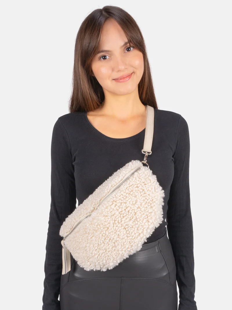 Stofftasche Crossbody Bag mittelgroß - Curly - mehrere Farben